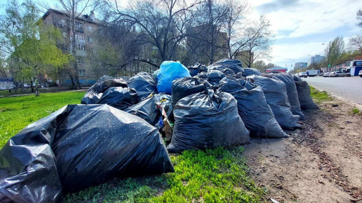Вывоз и утилизация мусора после субботника в Павловском Посаде в октябре