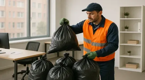 Уборка и вывоз мусора после мероприятий в Павловском Посаде в октябре